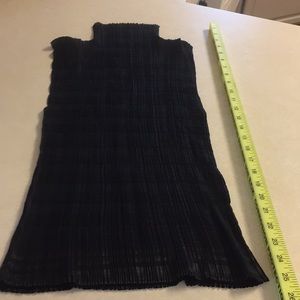 Vintage Issey Miyake sleeveless turtleneck shirt